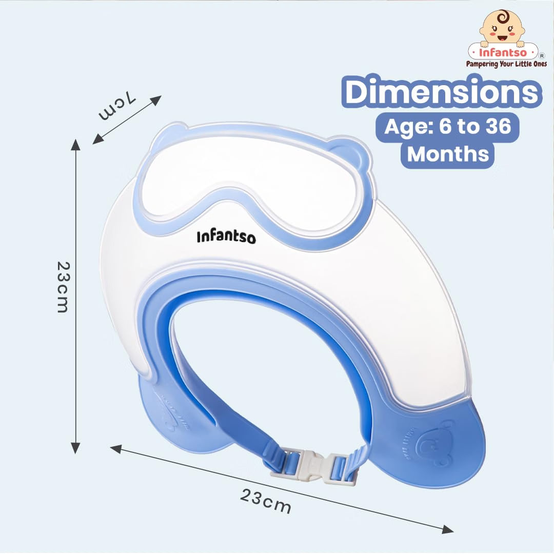 Baby Silicone Shower Cap With Visor Guard