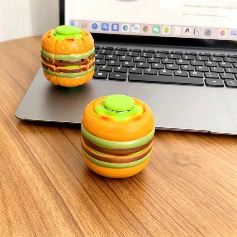 3D Hamburger Fidget Spinner