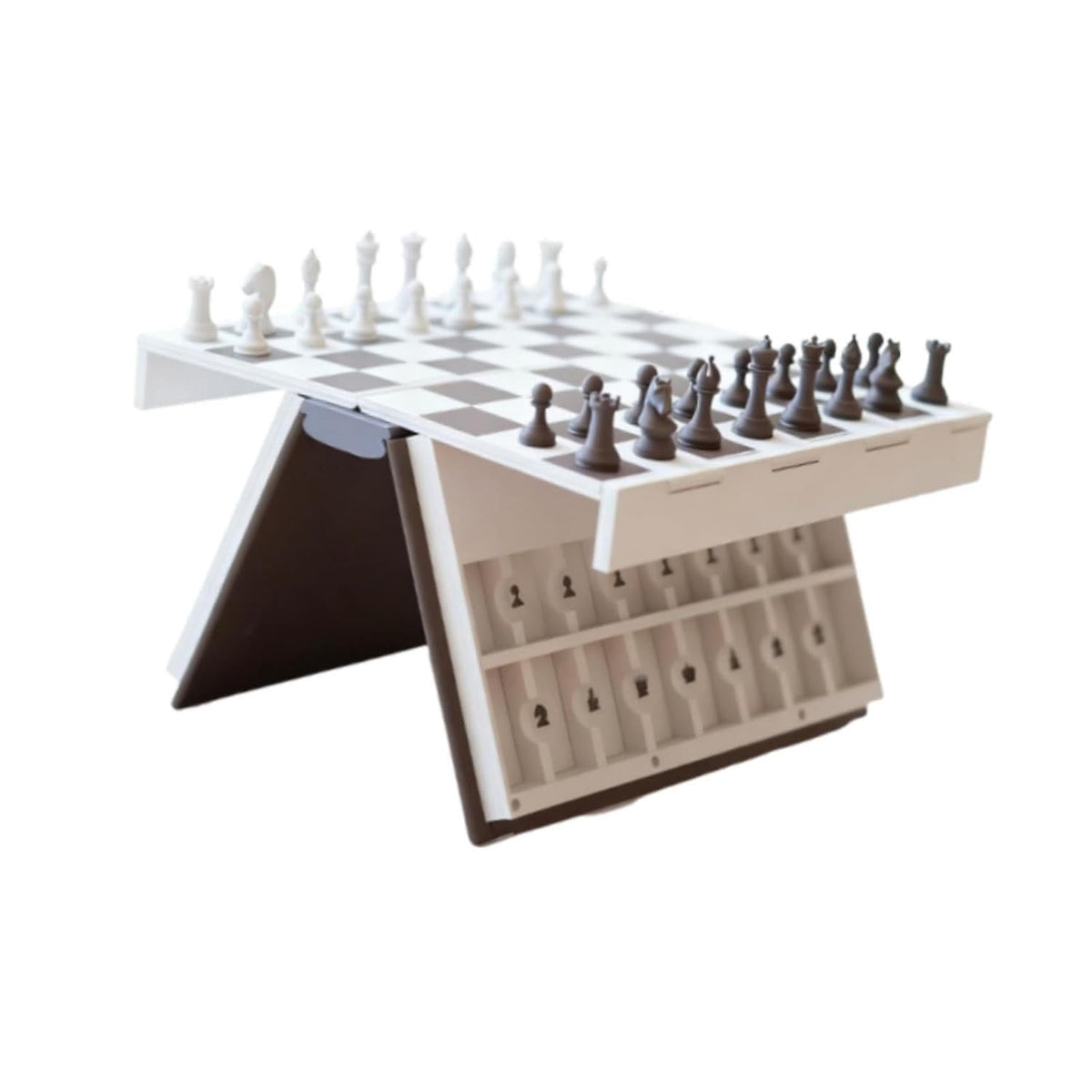 Folding Book-Style Travel Chess Set